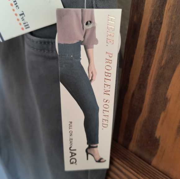 Jag Petite High Rise Peri Straight Crop Cotton Capris NWT - Picture 11 of 11